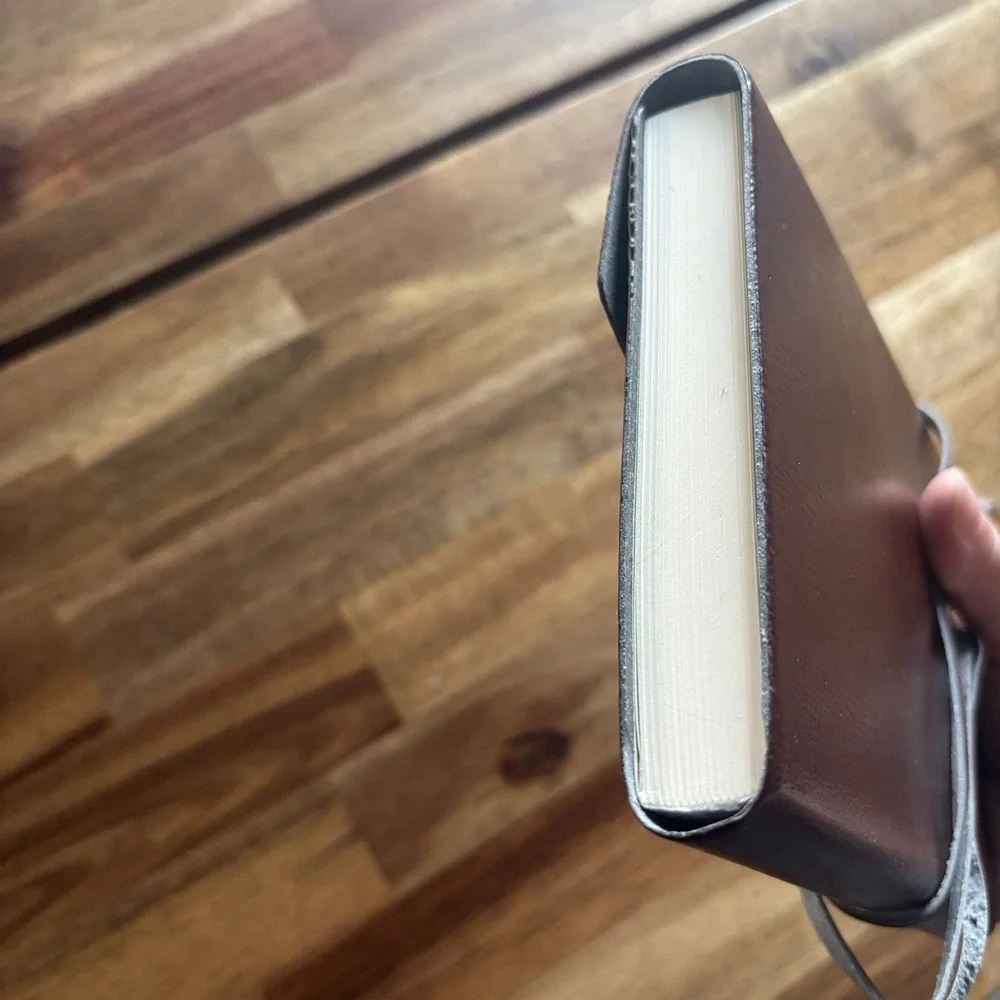 Cavallini & Co. Brown Leather Journal  MADE IN ITALY - BROKEN STRAP- AS IS